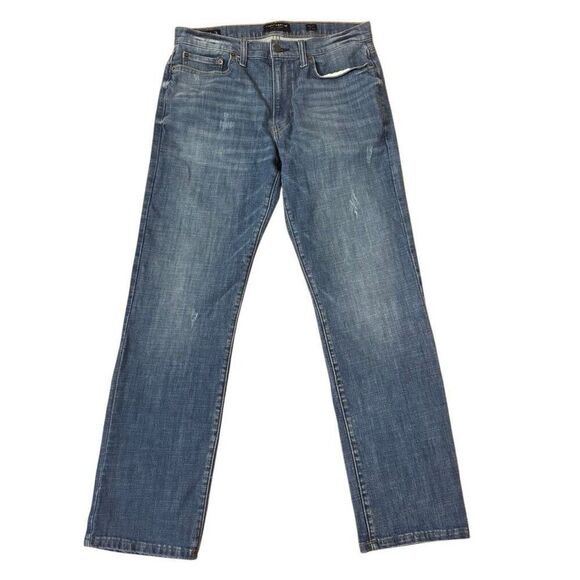 Lucky Brand 363 Vintage Straight Jeans Lightly Distressed Mens Size 32x32 - Picture 1 of 5